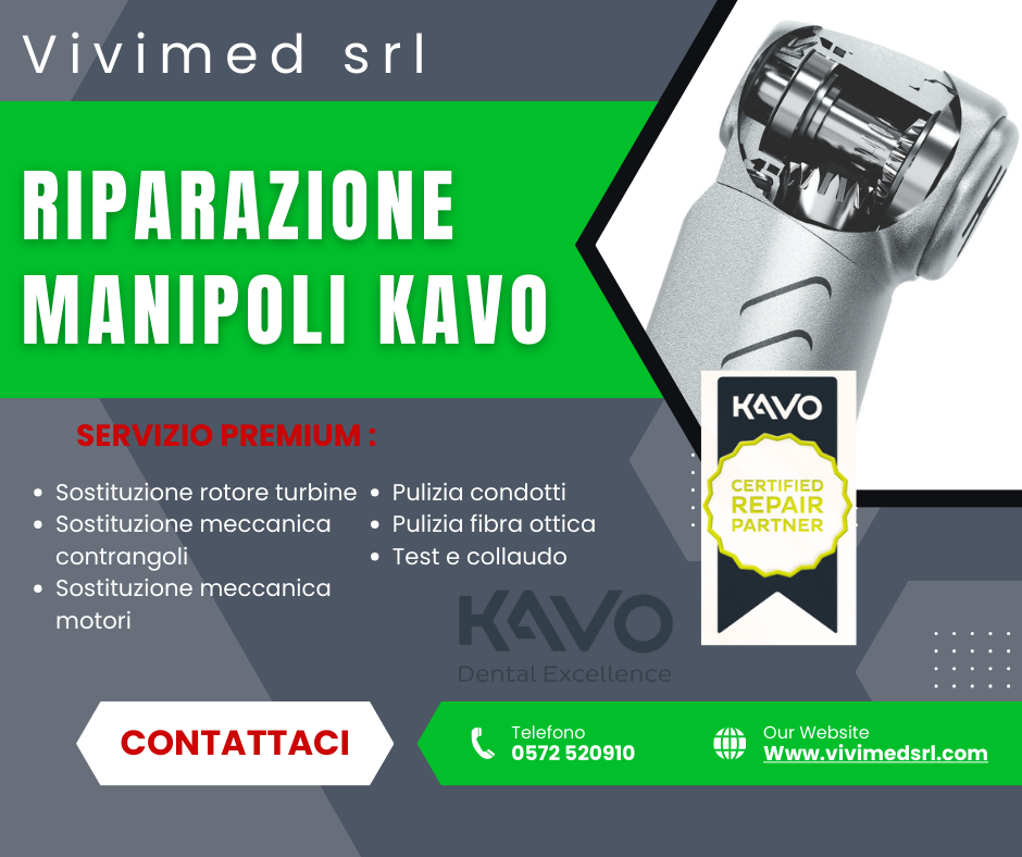RIPARAZIONI MANIPOLI KAVO - SOLO RICAMBI ORIGINALI -